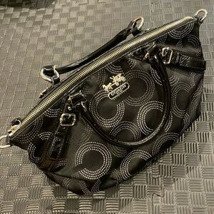 Black Coach Hand Bag